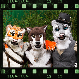 Eurofurence 2015 fursuit photoshoot. Preview picture of Jack Swift, Paktani, Jin